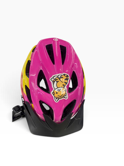 Vist Large View of Product Image Which is Used PINK BIKE HELMET Bike Helmet Pink SM