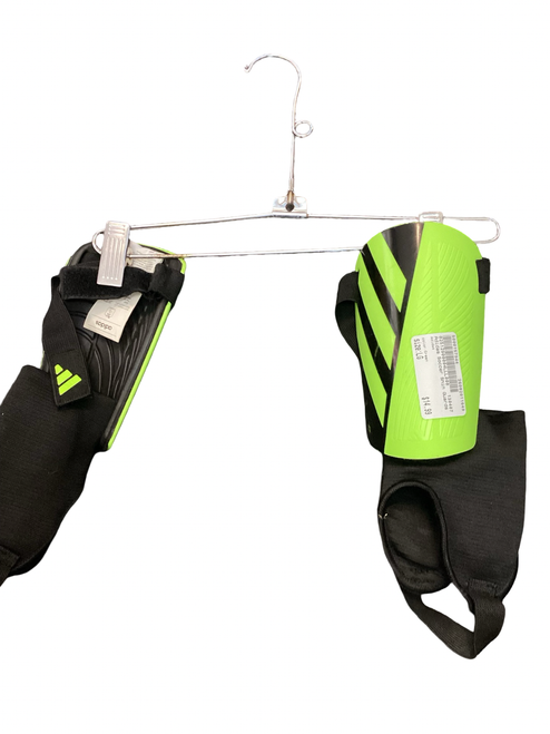 Vist Large View of Product Image Which is Used Adidas Soccer Shin Guards Youth Green LG