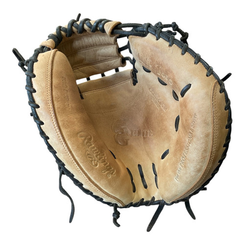 Vist Large View of Product Image Which is Used Rawlings GG ELITE BB/SB Catchers RH Throw Tan 33"