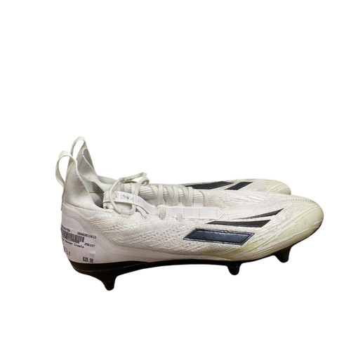 Vist Large View of Product Image Which is Used Adidas Soccer Cleats White Senior 11.5