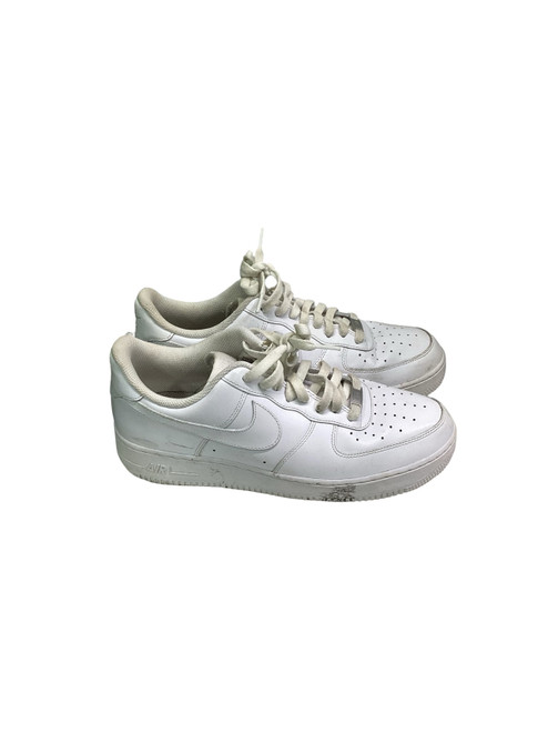 Vist Large View of Product Image Which is Used Nike AIR FORCE 1 07 Basketball Shoes M White Senior 10.5