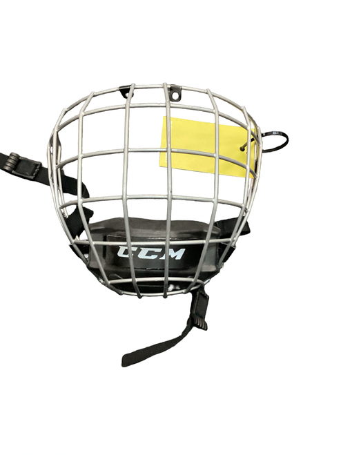 Vist Large View of Product Image Which is Used CCM Hockey Wire Mask Grey XS