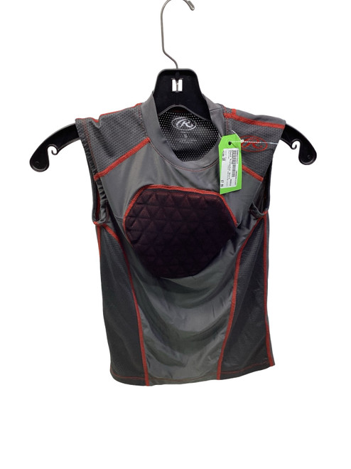 Vist Large View of Product Image Which is Used Rawlings CHEST PROTECTOR SHIRT Other Clothing Grey SM