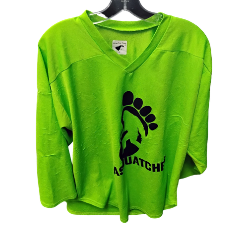 Vist Large View of Product Image Which is Used Hockey Practice Jersey Neon Green SM