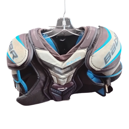 Vist Large View of Product Image Which is Used Bauer ONE.8 Senior Shoulder Pads SM