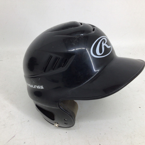 Vist Large View of Product Image Which is Used Rawlings 6 1/4 - 6 7/8 COOL FLO TB HELMET Batting Helmet No Mask Black XS/S