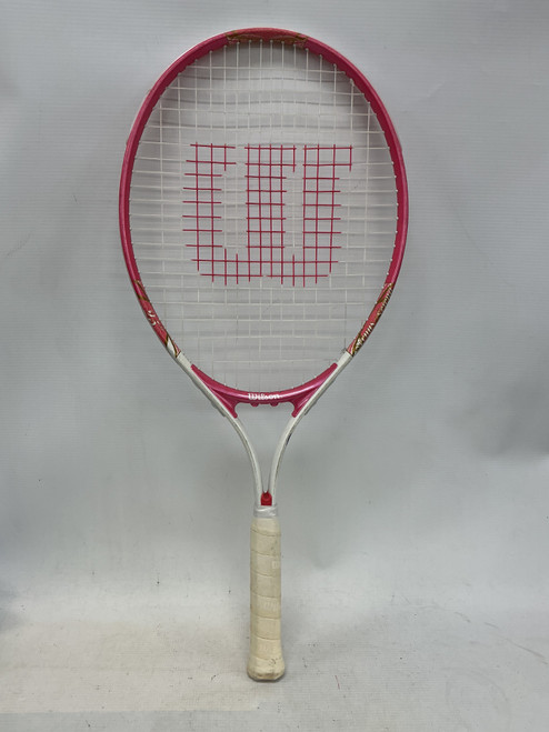Vist Large View of Product Image Which is Used Wilson VENUS SERENA Junior Tennis Racquet Pink 25"