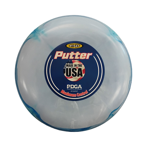 Vist Large View of Product Image Which is Used ESP Disc Golf Putter Royal Blue 163g