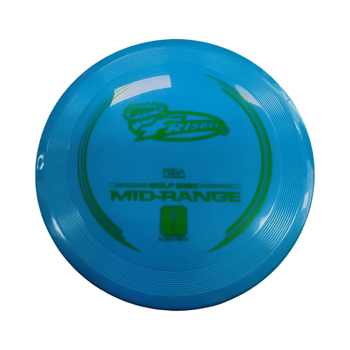 Vist Large View of Product Image Which is Used Wham-O Disc Golf Mid Range Royal Blue 178g