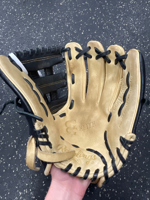 Vist Large View of Product Image Which is Used Rawlings GGE1175HCBPT BB/SB Glove RH Throw Tan 11 3/4"