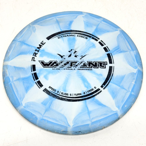 Vist Large View of Product Image Which is Used Dynamic Discs PRIME WARRANT Disc Golf Mid Range Royal Blue 176g