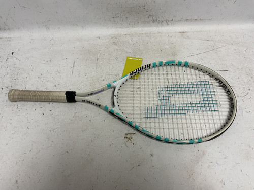 Vist Large View of Product Image Which is Used Prince THUNDER 110 Adult Tennis Racquet Teal 4"