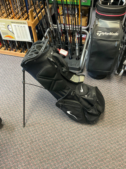 Vist Large View of Product Image Which is Used Nike AIR HYBRID Mens Stand Bag Black