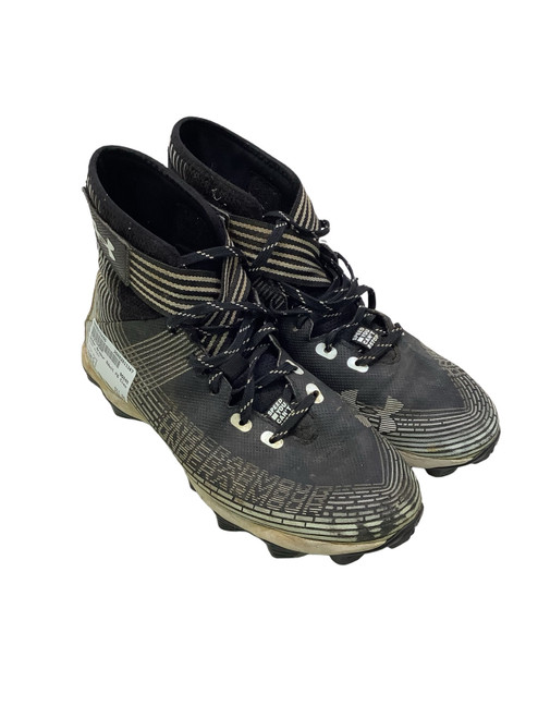 Vist Large View of Product Image Which is Used Under Armour Adult FB Cleats Black Senior 8