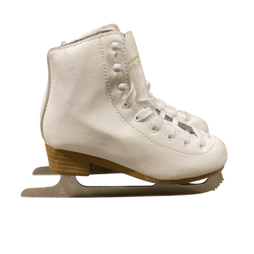 Vist Large View of Product Image Which is Used D-Gel DBX Girls Figure Skate White Junior 02