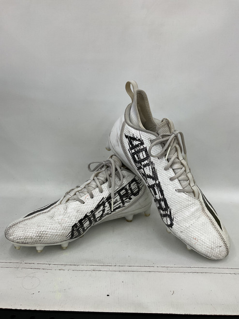 Vist Large View of Product Image Which is Used Adidas Adult FB Cleats White Senior 14