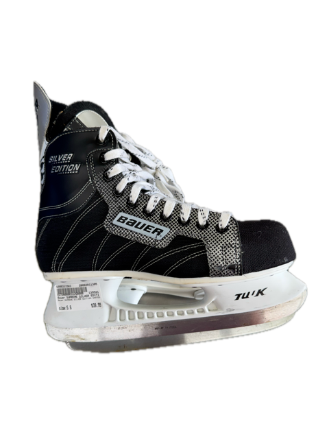 Vist Large View of Product Image Which is Used Bauer SUPREME SILVER EDITION SKATES Senior Hockey Skate Senior 8