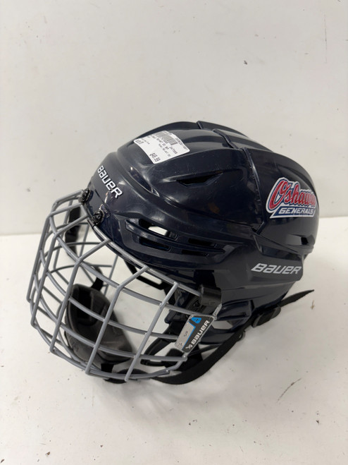 Vist Large View of Product Image Which is Used Bauer RE-AKT 55 Helmet Cage Combo Navy Blue SM