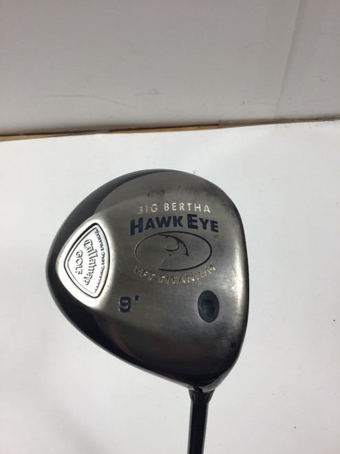 Vist Large View of Product Image Which is Used Callaway BIG BERTHA HAWKEYE VFT Mens Driver RH 9.0 Degree