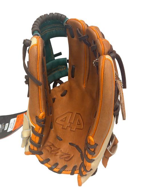Vist Large View of Product Image Which is New 44 PRO Elite PRX PRO JAPAN KIP Duck Baseball Glove RH Throw Brown 11 1/2"
