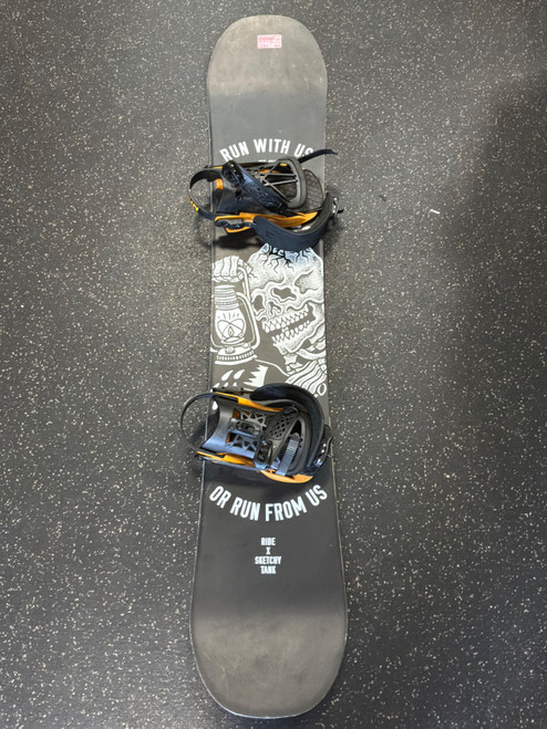 Vist Large View of Product Image Which is Ride RUN WITH US 155 cmSNOWBOARD