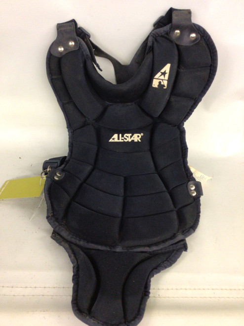 Vist Large View of Product Image Which is Used All-Star CHEST PROTECTOR Catchers Chest Protector Navy Blue Intermed