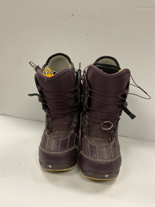 Vist Large View of Product Image Which is Used Burton SPEED ZONE GROM Girls Snowboard Boots Purple Junior 04