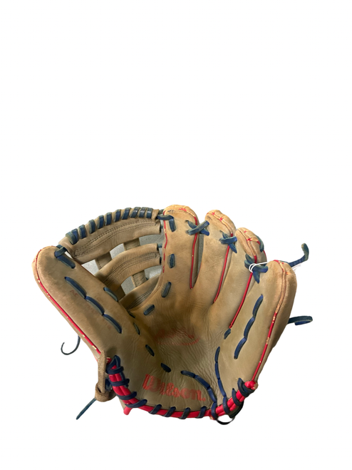 Vist Large View of Product Image Which is Used Wilson A900 BB/SB Glove RH Throw Grey 12"
