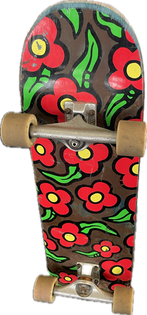 Vist Large View of Product Image Which is Used KROOKED W/INDY Complete Skateboard Brown Regular