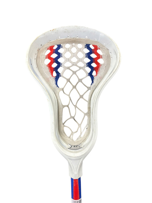 Vist Large View of Product Image Which is Used Warrior EVO WARP MINI Jr Atk/Mid Complete Stick White