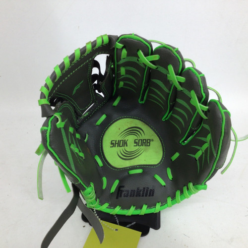 Vist Large View of Product Image Which is Used Franklin SHOK SORB 10.5 IN RHT BB/SB GLOVE BB/SB Glove RH Throw Grey 10 1/2"