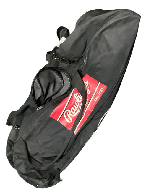 Vist Large View of Product Image Which is Used Rawlings BAT BAG BB/SB Team Carry Bag Black
