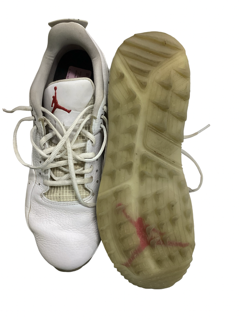 Vist Large View of Product Image Which is Used Nike AIR JORDAN Mens Golf Shoes White Senior 9.5