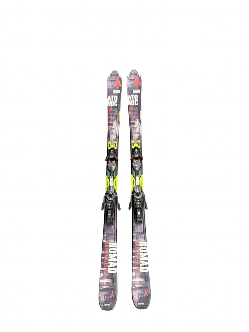 Vist Large View of Product Image Which is Used Atomic NOMAD CRIMSON TI Mens DH Ski/Binding Black 178 cm