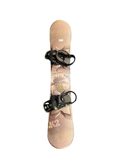 Vist Large View of Product Image Which is Used K2 RECON RISER Mens Board/Bindings Brown 157 cm