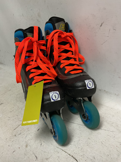 Vist Large View of Product Image Which is Used Bauer COASTER Junior Rec Fitness Skates Black Junior 01