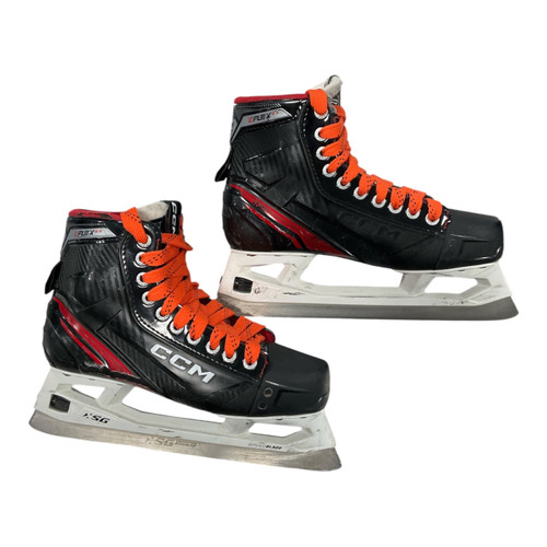 Vist Large View of Product Image Which is Used CCM EFLEX 6.5 Senior Goalie Skate Senior 7.5
