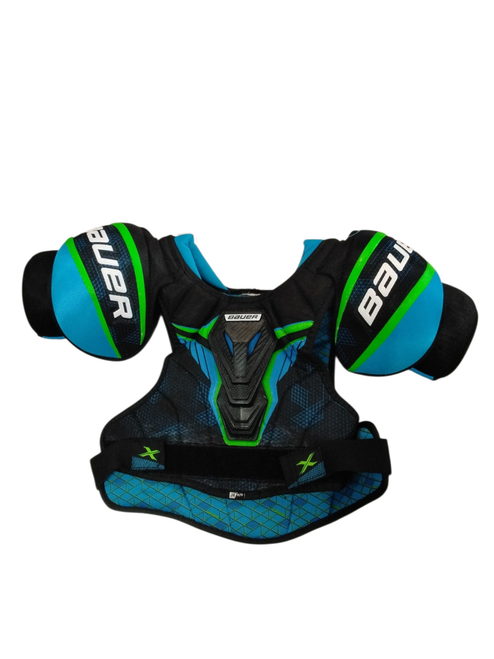 Vist Large View of Product Image Which is Used Bauer X Junior Shoulder Pads MD