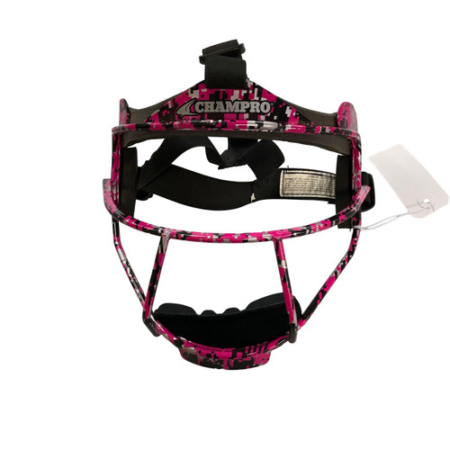 Vist Large View of Product Image Which is Used Champro FIELDERS MASK BB/SB Fielders Mask Pink One Size