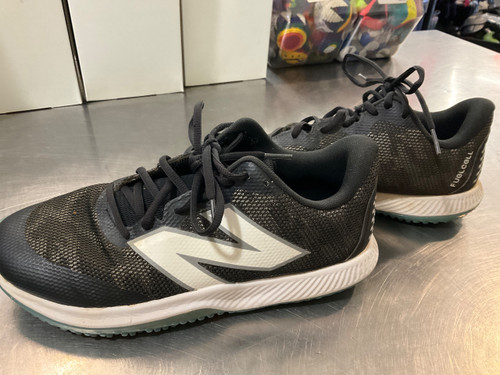 Vist Large View of Product Image Which is Used New Balance TURF SHOES BB/SB Cleats Black Senior 8.5