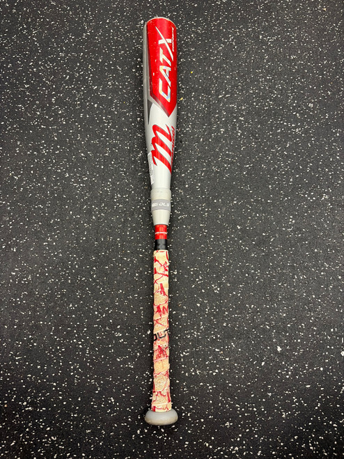 Vist Large View of Product Image Which is Used Marucci CAT X CONNECT BB/SB USSSA 2 3/4 Bat 28"