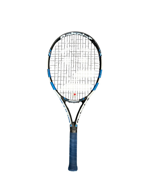 Vist Large View of Product Image Which is Used Babolat PURE DRIVE JR 26 Junior Tennis Racquet Royal Blue 26"
