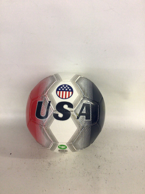 Vist Large View of Product Image Which is Used USA All Size Soccer Ball White/Royal/Red 4