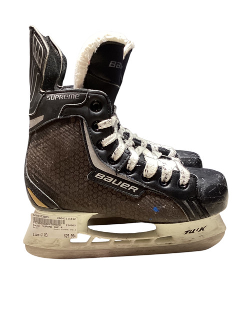 Vist Large View of Product Image Which is Used Bauer SUPRME ONE.4 Junior Hockey Skate Junior 03