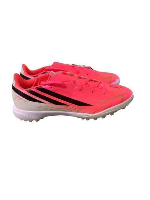 Vist Large View of Product Image Which is Used Adidas Soccer Turf Shoes Pink Junior 04