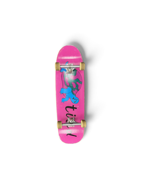 Vist Large View of Product Image Which is Used TIRED SAD TURTLE BOARD Complete Skateboard Pink 8 3/4"