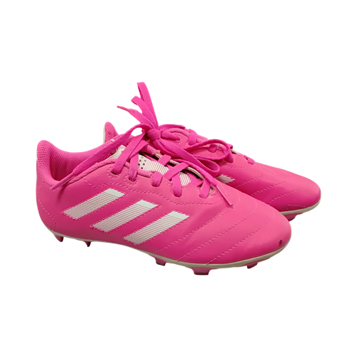 Vist Large View of Product Image Which is Used Adidas Soccer Cleats Pink Junior 01