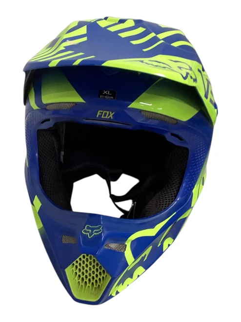 Vist Large View of Product Image Which is Used Fox V3 Adult Helmet Green 
