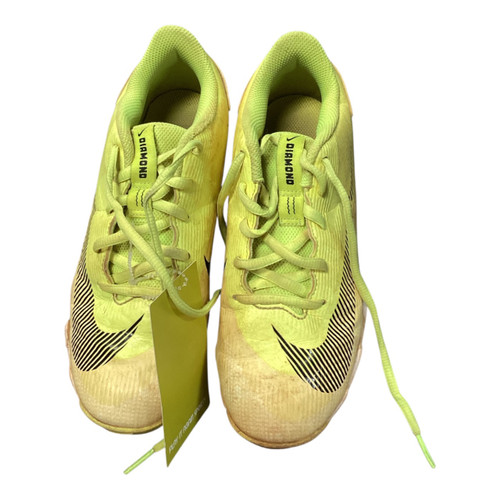 Vist Large View of Product Image Which is Used Nike 4.5 Y DIAMOND FASTFLEX CLEAT BB/SB Cleats Green Junior 04.5
