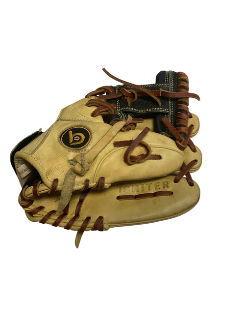 Vist Large View of Product Image Which is Used Bradley IGNITER BB/SB Glove RH Throw Tan 11 3/4"